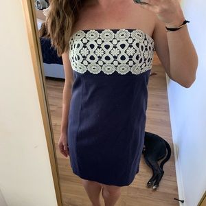 Strapless Lily Pulitzer dress
